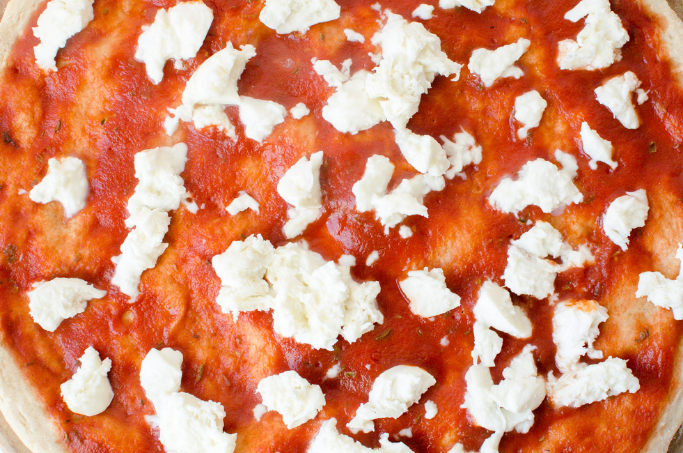 Pizza Siciliana with Ham, Tomatoes, Mushrooms and Mozzarella. on Stock  Photo - Image of cherry, dish: 54744668