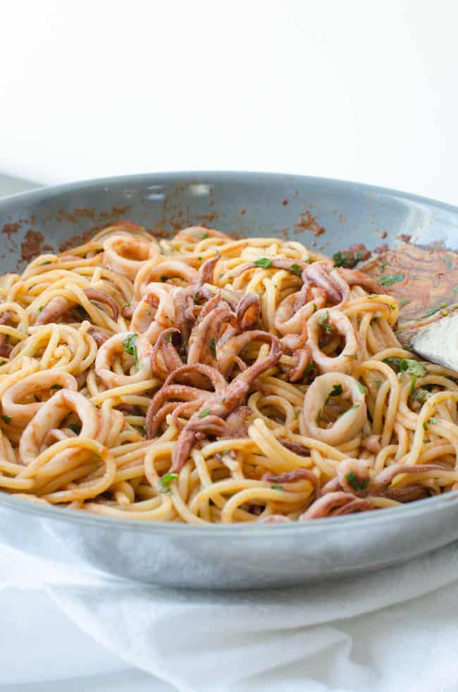 Spaghetti with Calamari-2