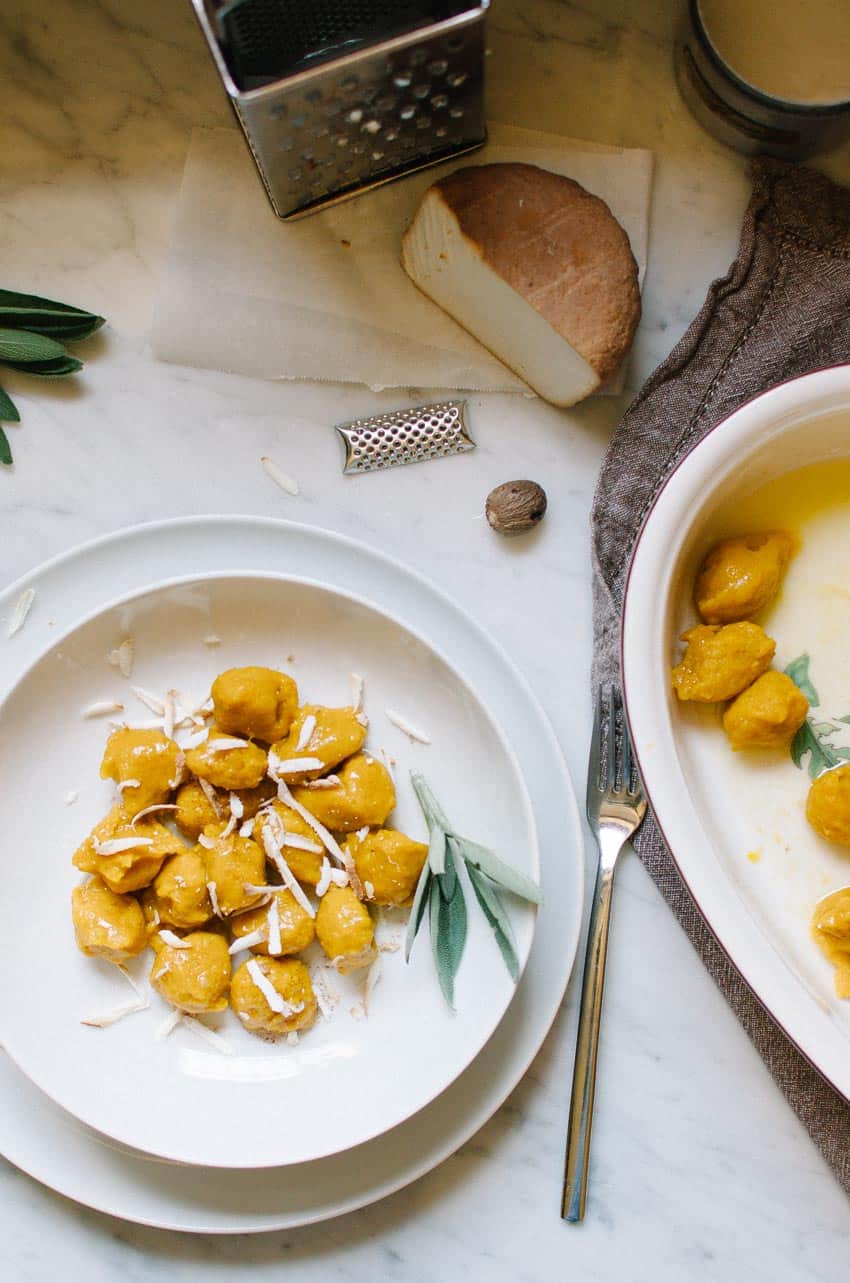 Fluffy Pumpkin Gnocchi with Smoked Ricotta - Very EATalian