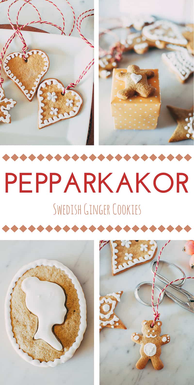 Swedish Ginger Cookies (Pepparkakor) 