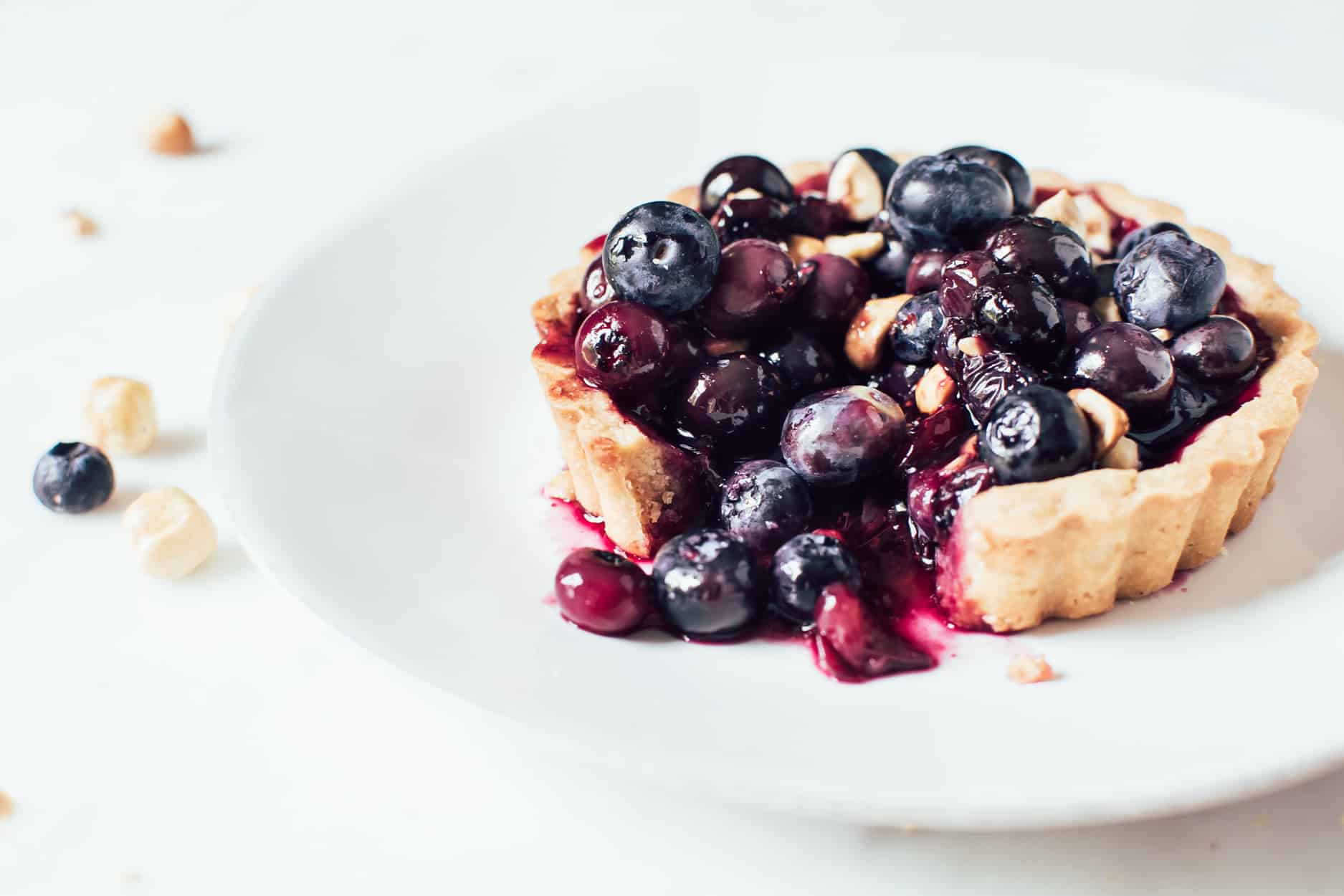 Whole Wheat Blueberry Hazelnut Tartlets | veryEAtalian