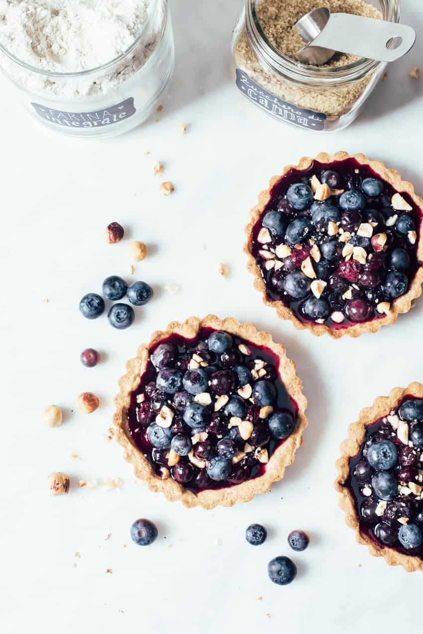 Whole Wheat Blueberry Hazelnut Tartlets | veryEATalian