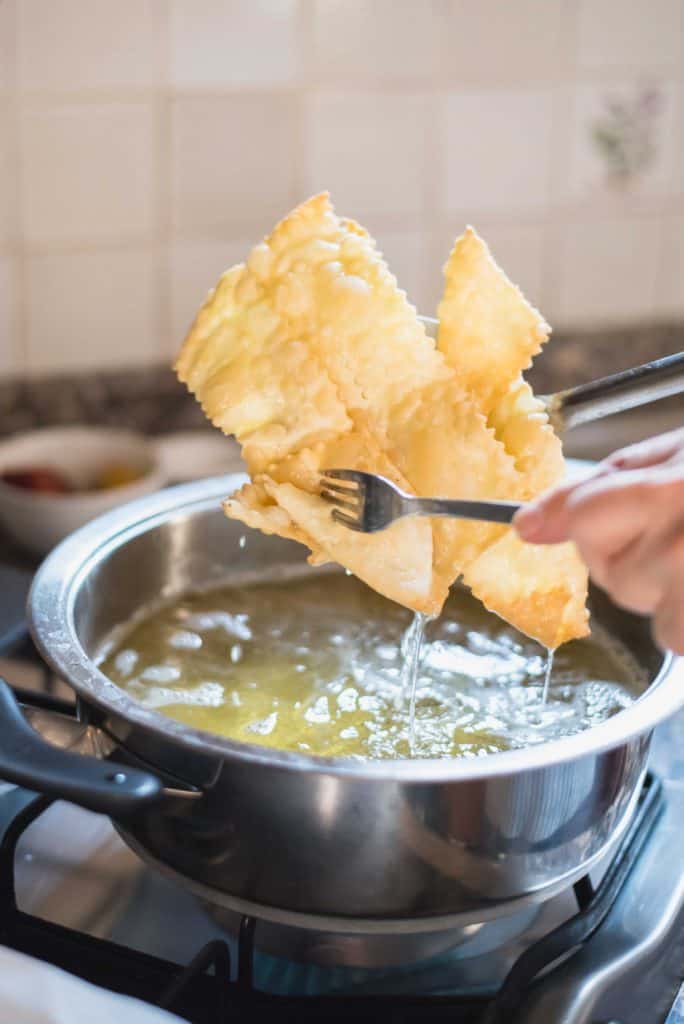Frying Crostoli | Very EATalian