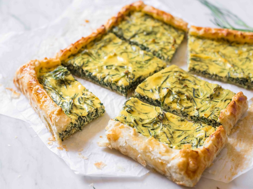 Spring Quiche with Agretti | Very EATalian