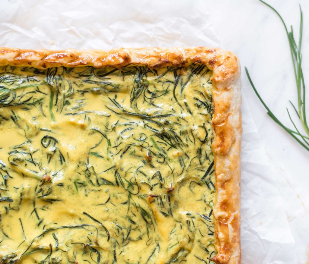 Spring Quiche with Agretti | Very EATalian