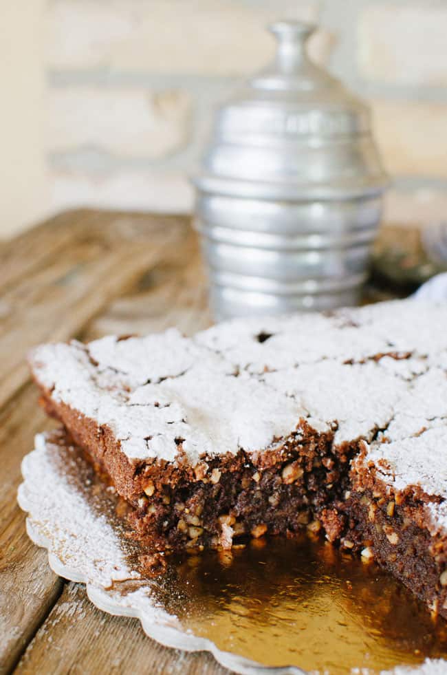 Torta Caprese: Gluten-free Chocolate Cake