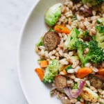 Warm Vegan Farro Bowl