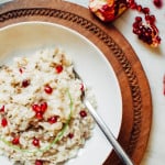 Pomegranate Sausage Risotto