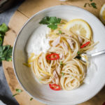 Spaghetti with Tuna, Lemon and Creamy Stracciatella, Cheese | Very EATalian